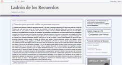 Desktop Screenshot of ladrondelosrecuerdos.blogspot.com
