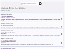 Tablet Screenshot of ladrondelosrecuerdos.blogspot.com