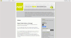 Desktop Screenshot of dissenywebmanresa.blogspot.com