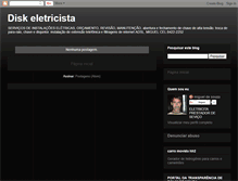 Tablet Screenshot of disk-eletricista.blogspot.com