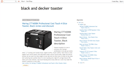 Desktop Screenshot of blackanddecker-toaster.blogspot.com