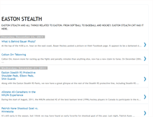 Tablet Screenshot of eastonstealthsoftball.blogspot.com