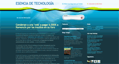 Desktop Screenshot of esenciadetecnologia.blogspot.com