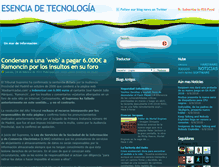Tablet Screenshot of esenciadetecnologia.blogspot.com