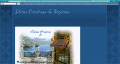 Desktop Screenshot of ideiascreativasdenegocios.blogspot.com