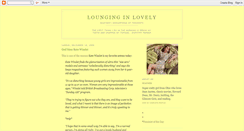 Desktop Screenshot of lounginginlovely.blogspot.com