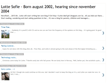 Tablet Screenshot of lotte-sofie.blogspot.com