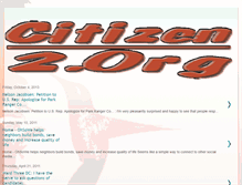 Tablet Screenshot of citizen2dotorg.blogspot.com