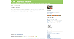 Desktop Screenshot of caosrelativo.blogspot.com