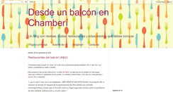 Desktop Screenshot of desdeunbalconenchamberi.blogspot.com