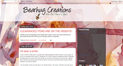 Desktop Screenshot of bearhugcreations.blogspot.com