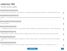 Tablet Screenshot of colectivo-104.blogspot.com