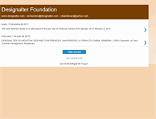 Tablet Screenshot of designalterfoundation.blogspot.com