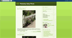 Desktop Screenshot of petoskeydailyphoto.blogspot.com