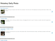 Tablet Screenshot of petoskeydailyphoto.blogspot.com