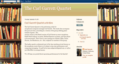 Desktop Screenshot of carlgarrettquartet.blogspot.com