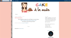 Desktop Screenshot of cake-a-la-mode.blogspot.com
