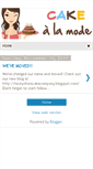 Mobile Screenshot of cake-a-la-mode.blogspot.com