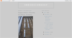 Desktop Screenshot of onedesignaday.blogspot.com