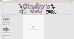 Desktop Screenshot of cindrys.blogspot.com