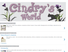 Tablet Screenshot of cindrys.blogspot.com