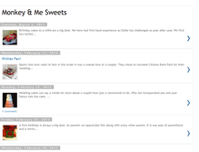 Tablet Screenshot of monkeyandmesweets.blogspot.com