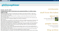 Desktop Screenshot of philosophizer.blogspot.com