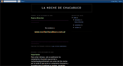 Desktop Screenshot of lanochedechacabuco.blogspot.com