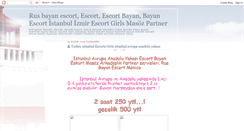 Desktop Screenshot of bayanescortistanbul.blogspot.com