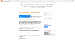 Desktop Screenshot of build-my-custom-blog.blogspot.com