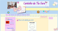 Desktop Screenshot of cantinhodatiasara.blogspot.com