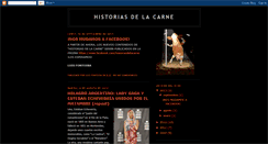 Desktop Screenshot of historiasdelacarne.blogspot.com