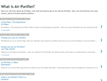 Tablet Screenshot of air--purifier.blogspot.com