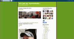 Desktop Screenshot of hypotheticallygarn.blogspot.com