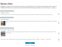 Tablet Screenshot of donnechien.blogspot.com