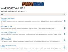 Tablet Screenshot of makeyourmoneyfromblogs.blogspot.com