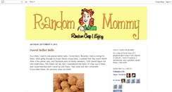 Desktop Screenshot of mommysrandom.blogspot.com