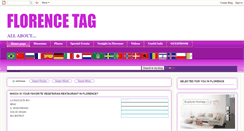 Desktop Screenshot of florencetag.blogspot.com