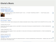 Tablet Screenshot of gloriasmusic.blogspot.com