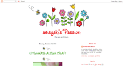 Desktop Screenshot of aeisyah0110.blogspot.com