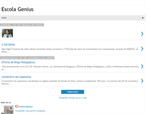 Tablet Screenshot of escolagenius.blogspot.com