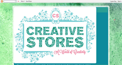 Desktop Screenshot of creativestores.blogspot.com
