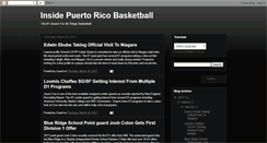 Desktop Screenshot of insidepuertoricobasketball.blogspot.com