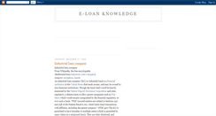 Desktop Screenshot of e-loanknowledge.blogspot.com