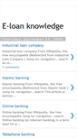 Mobile Screenshot of e-loanknowledge.blogspot.com