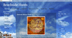 Desktop Screenshot of beachsidehunts.blogspot.com