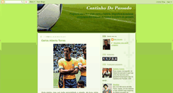 Desktop Screenshot of cantinhodopassado.blogspot.com