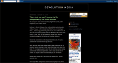 Desktop Screenshot of devolutionmedia.blogspot.com