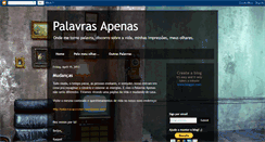 Desktop Screenshot of palavrasapenasrn.blogspot.com