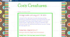 Desktop Screenshot of coescreatures.blogspot.com